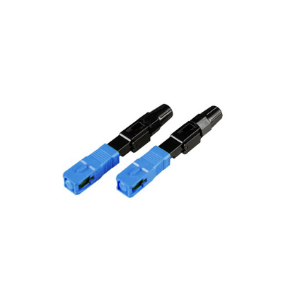 Singlemode Fiber Optic 3.0mm FTTH Products SC UPC Fast Connector 60mm